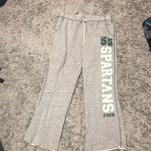 Grey MSU sweatpants